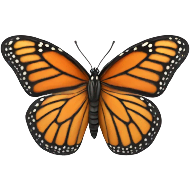 monarch butterfly  emoji