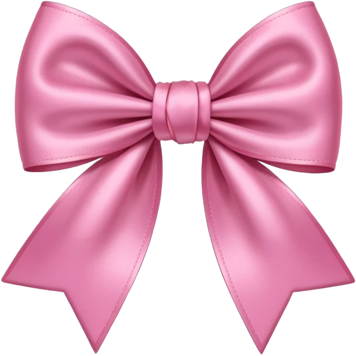 Bow pink emoji