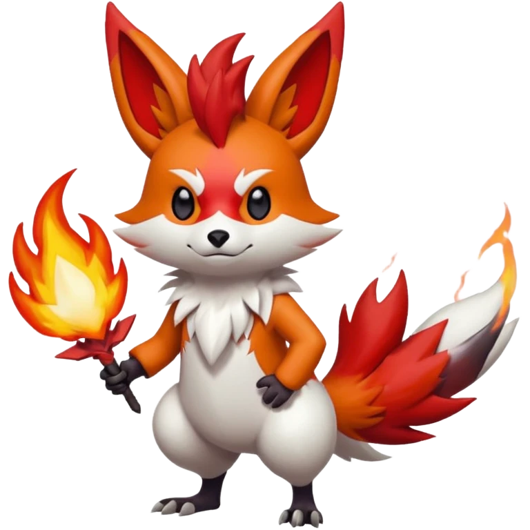 Braixen-Combusken-Zangoose-fusion emoji