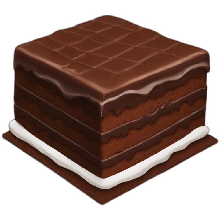 Chocolate-cake emoji