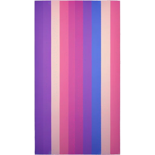 Bisexual flag with light colors  emoji