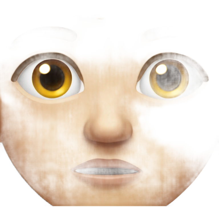 Scared and nervous face emoji