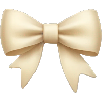 Vanilla bow  emoji