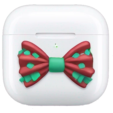 airpods max with bows emoji