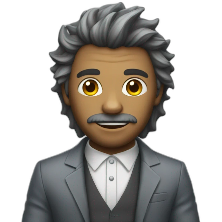 man in a beast suits emoji