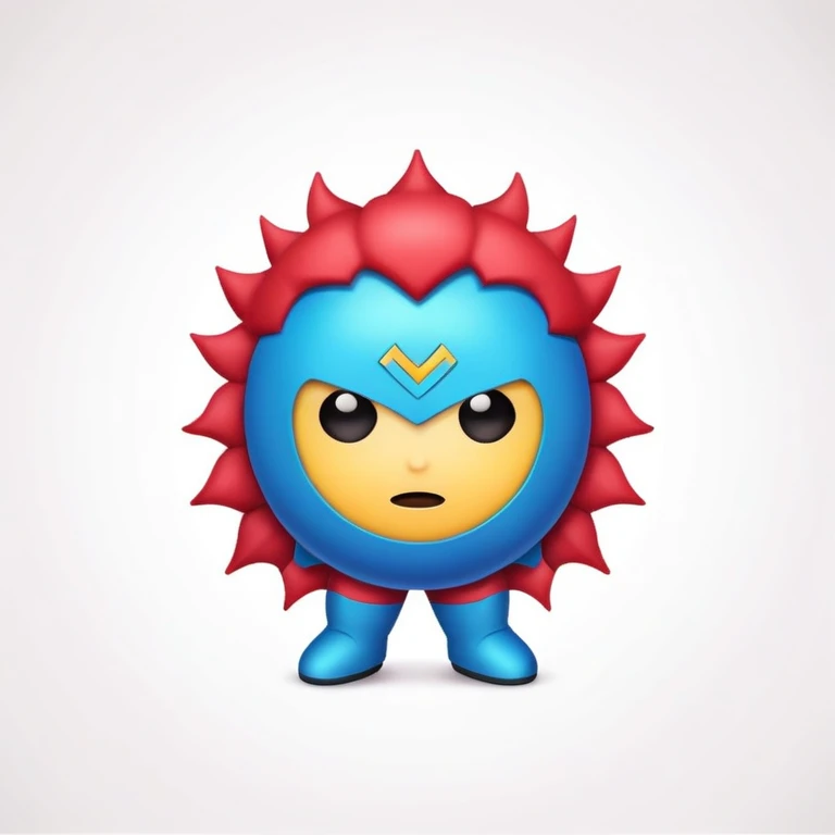 superhero virus cute emoji