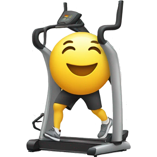 cross trainer smiley emoji