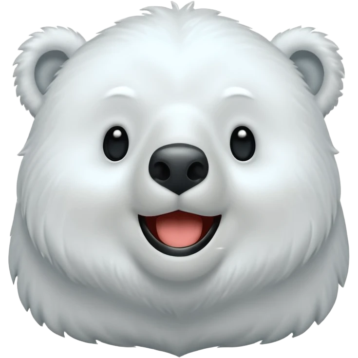 Puedes hacer un oso polar que este haciendo esto ( 😉 ) emoji