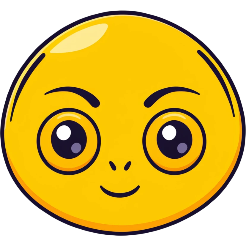 the yellow emoji doing the side eye emoji