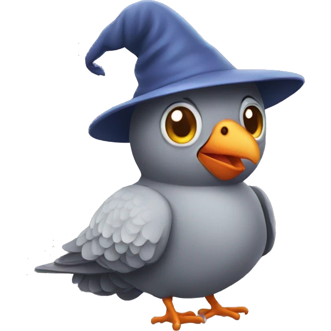 pigeon wizard emoji