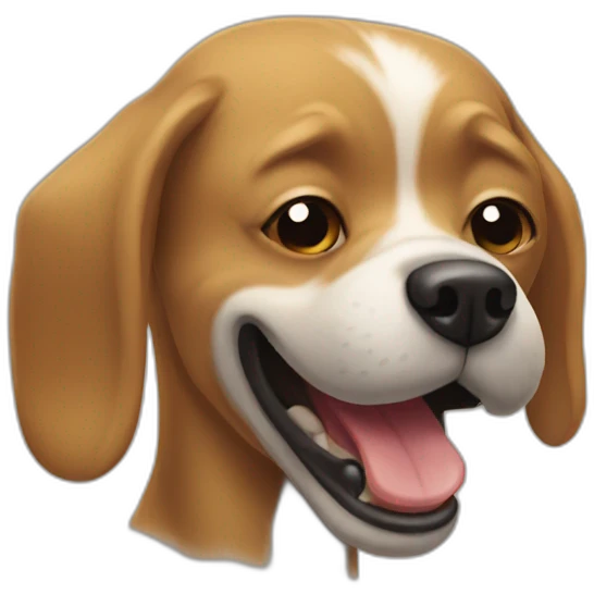stinky dog breath emoji
