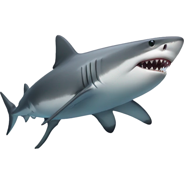 shark with feet emoji
