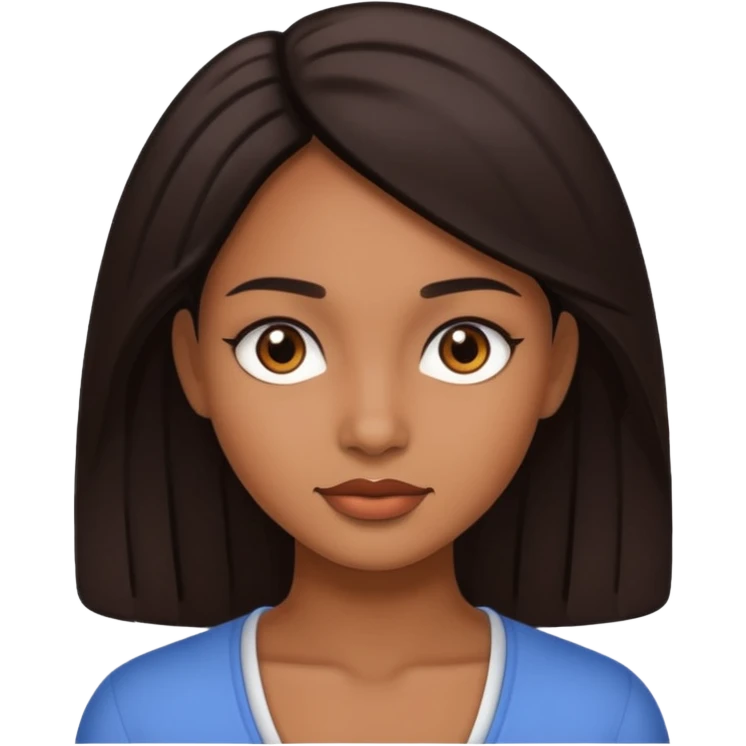 Pretty brown woman emoji