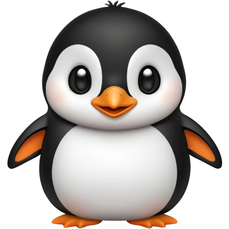 A cute penguin emoji emoji