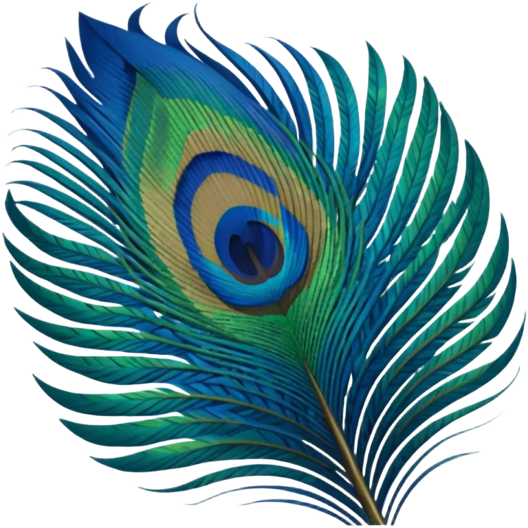 peacock feather emoji