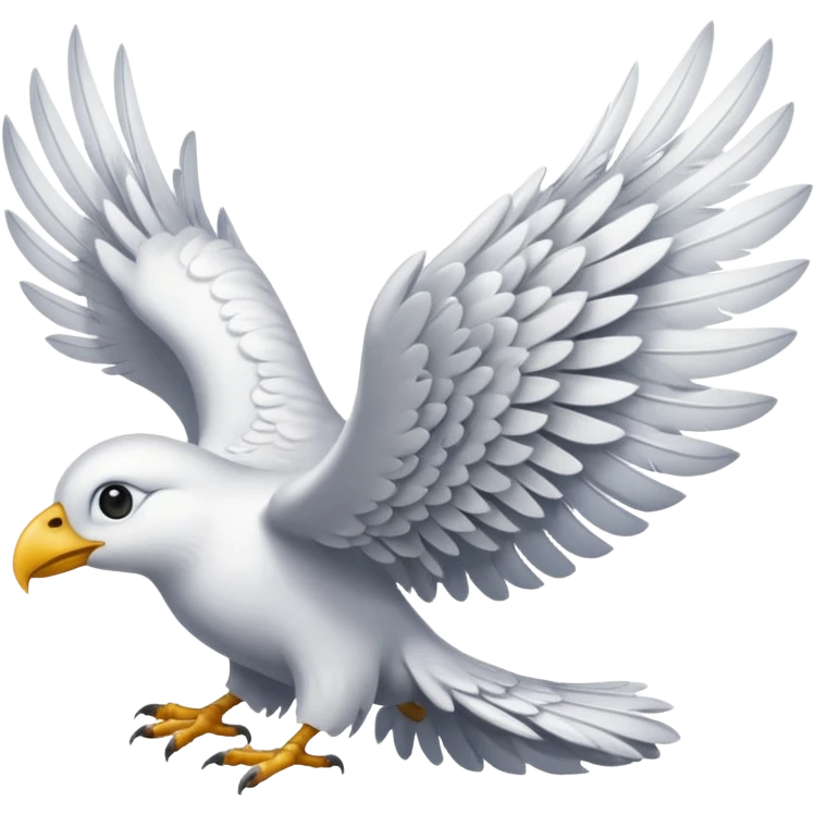 Double side white wing emoji