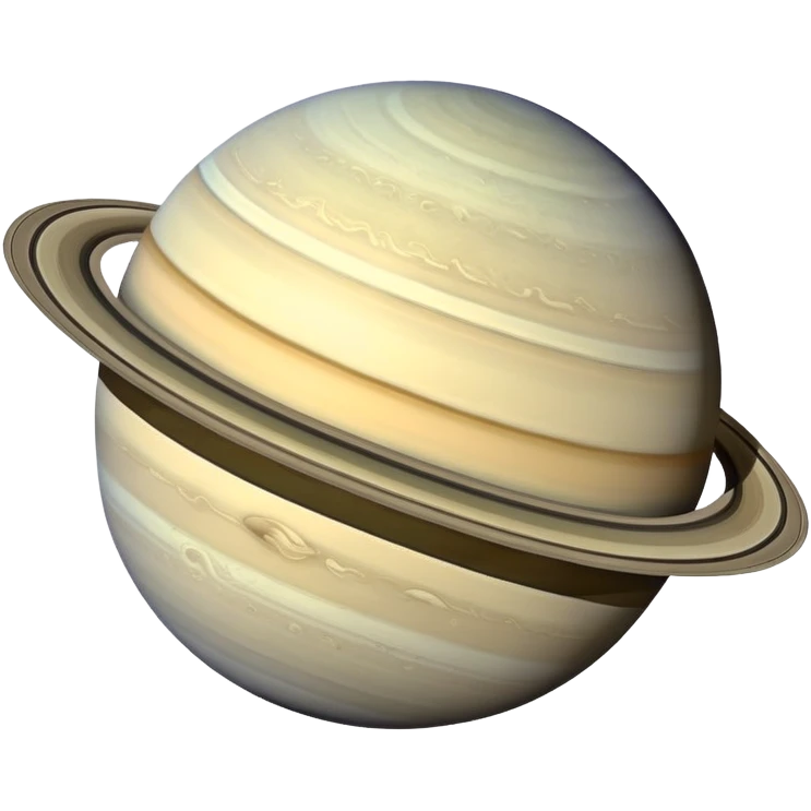 planet saturn with rings emoji