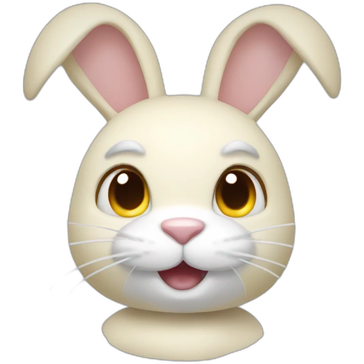 Cream the Rabbit from sonic the Cream the Rabbit face  emoji