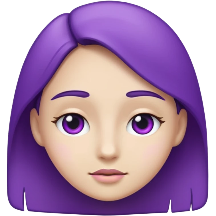 faca roxo e branco emoji