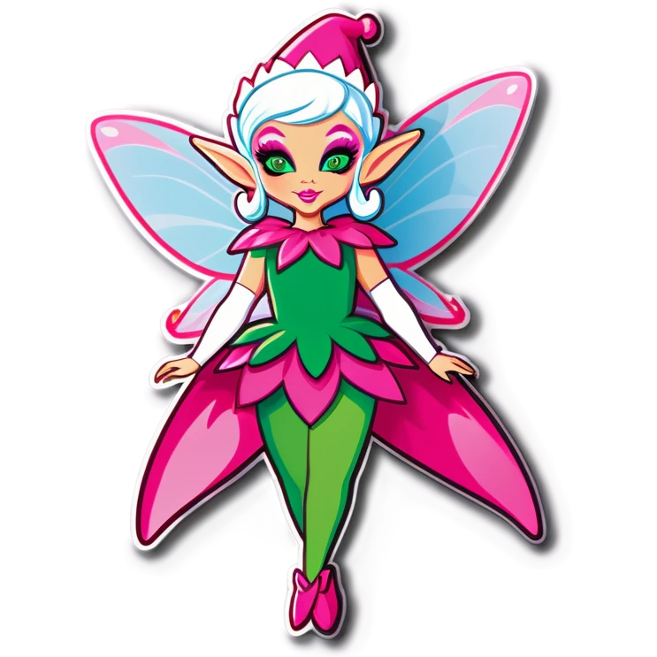 Drag queen elf fairy emoji