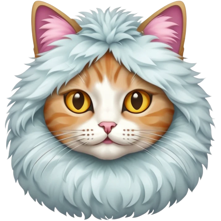 cat doing couture emoji