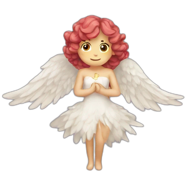 Cœur ange emoji