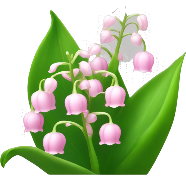 pink lily of the valley  emoji