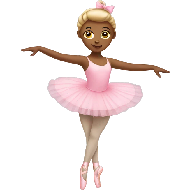 Two pink ballerina  emoji