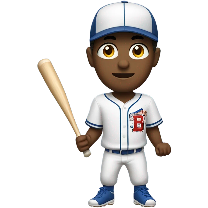 Baseball player with bat emoji