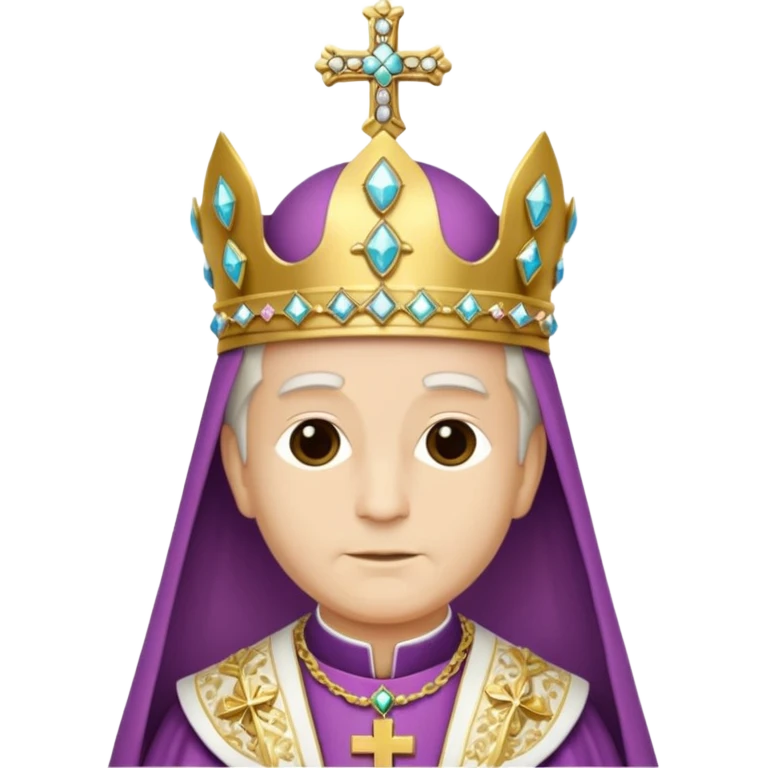 Make me a archbishop mitre I want a catholic mitre  emoji