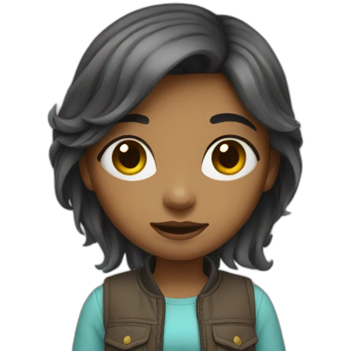 cute girl full body emoji