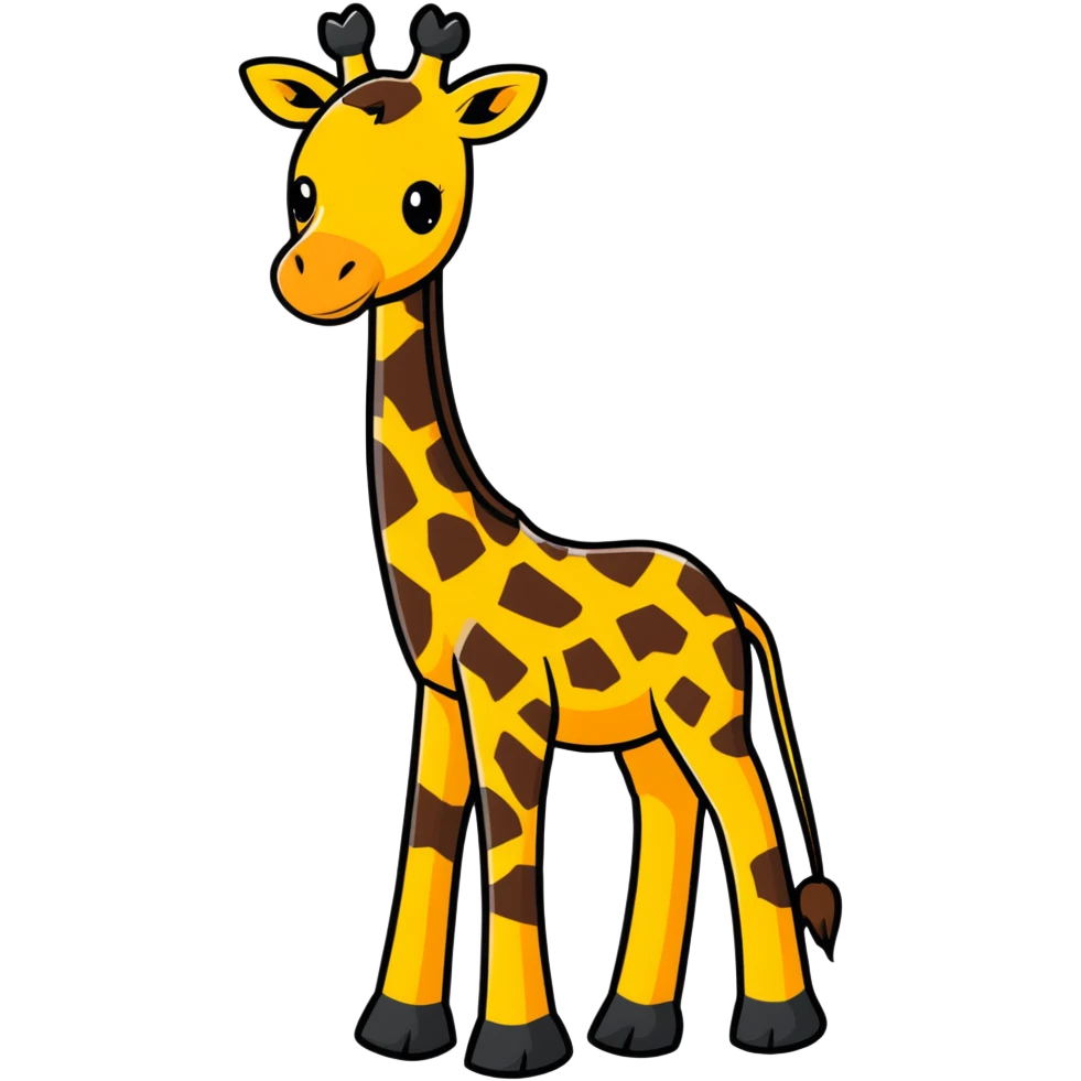 Big giraffe emoji