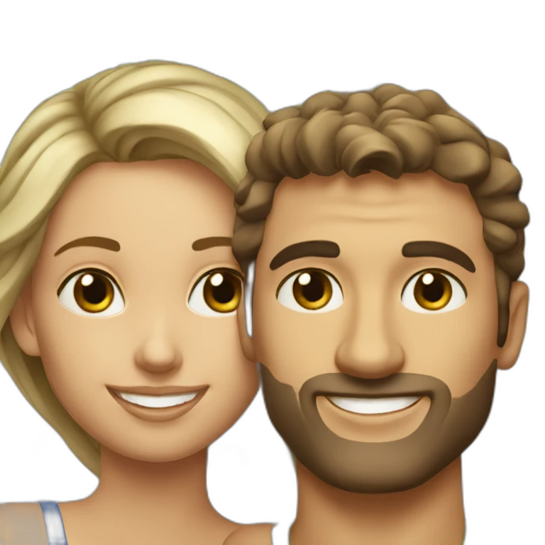 bastien and ines in rio de janeiro emoji