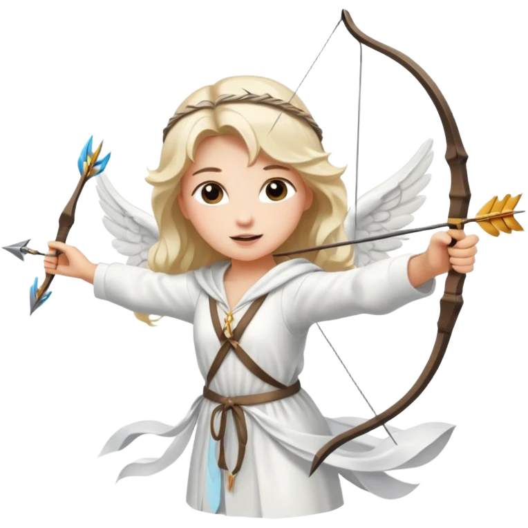 Romance - feeling of excitement associated with love - angel with arrow emoji