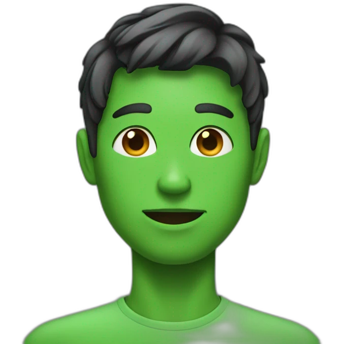 default emojis green skin emoji