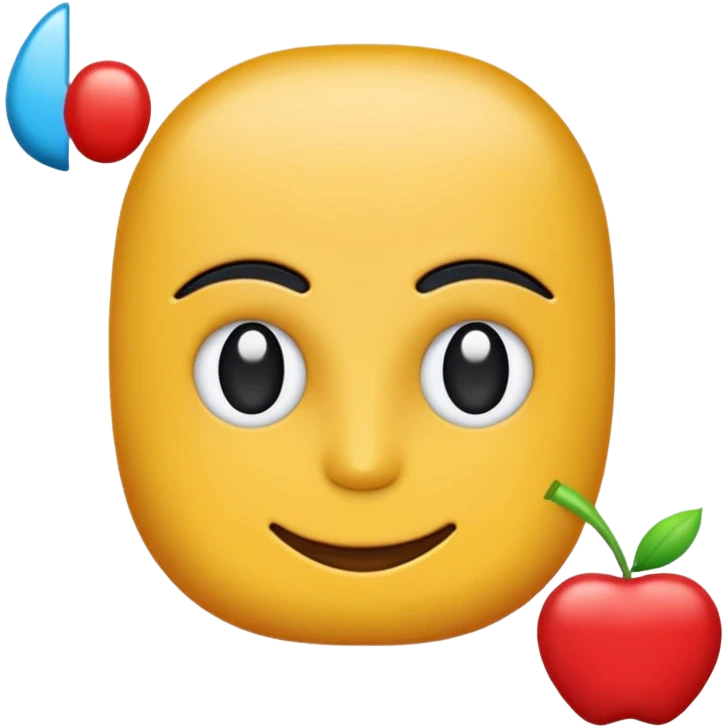 Yuvarlak bir TikTok mavi tik emojisi emoji