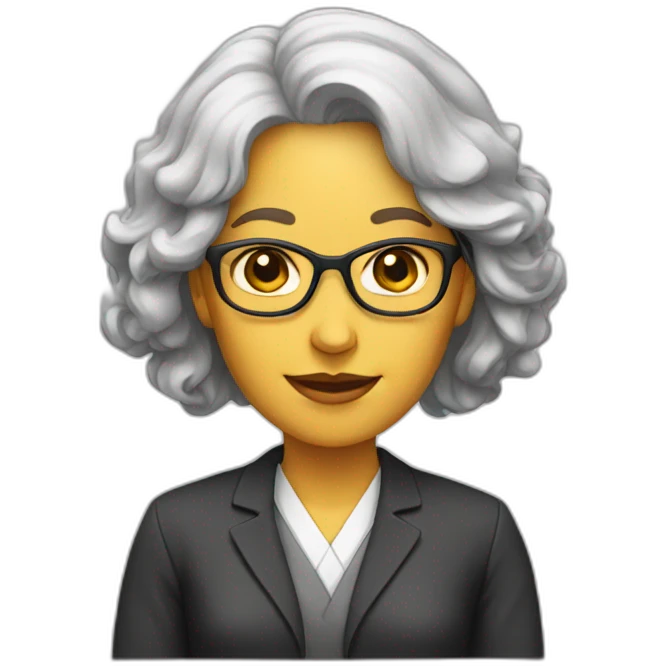 woman professor emoji