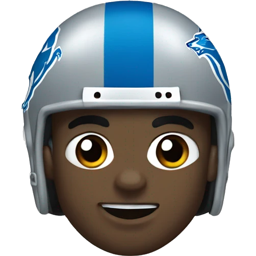 Detroit lions football  emoji