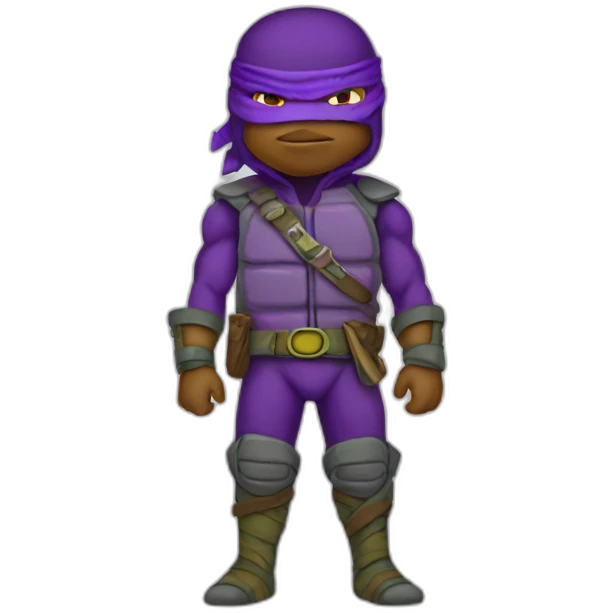 Teenage mutant ninja purple emoji