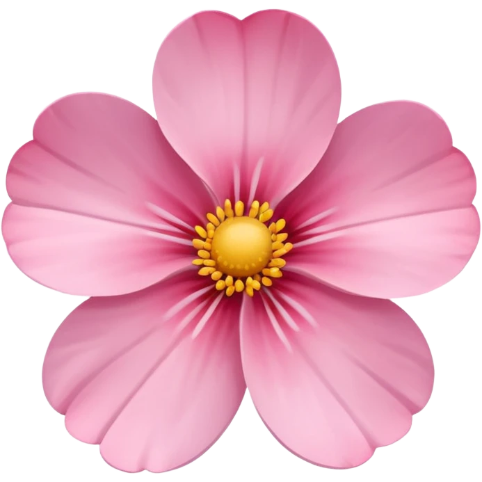 pink photo of a blossom emoji