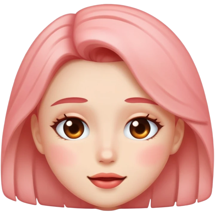 Blushing emoji