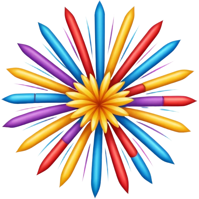 carnival firework burst emoji