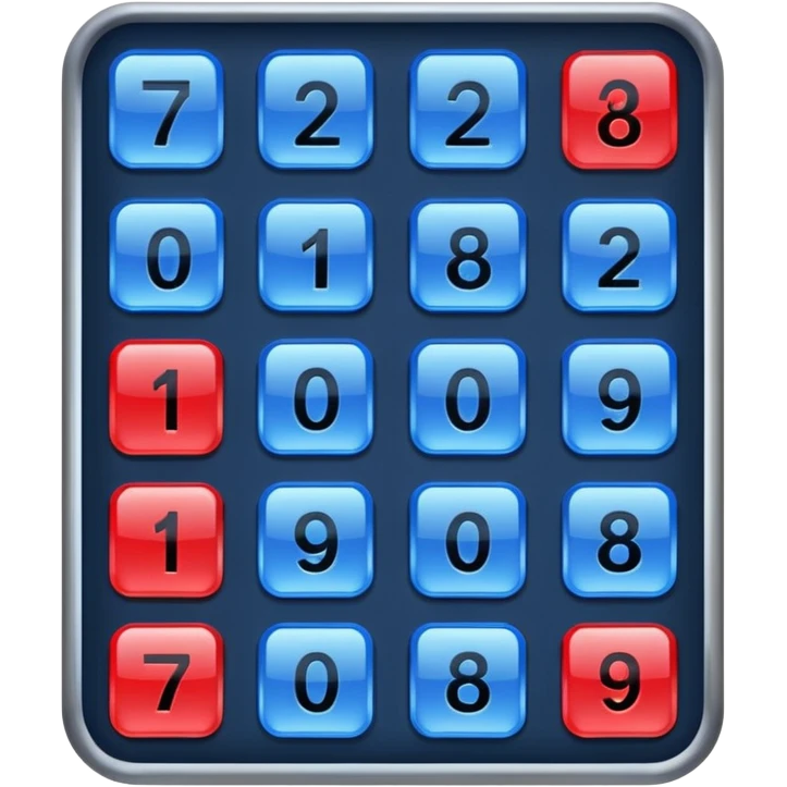  score board blue (#00A3E0) and red (#F9423A) emoji