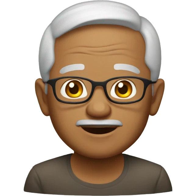 bapak bapak terkejut  emoji