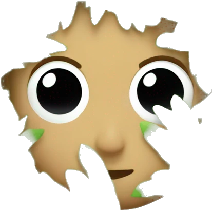 eyes hiding in bush emoji
