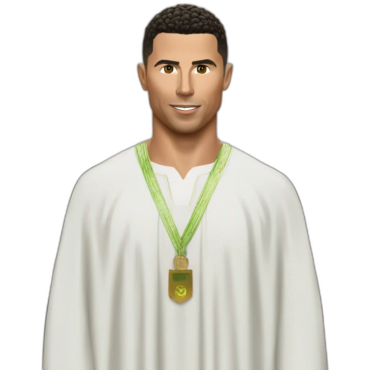 Ronaldo warning Saudi clothes emoji