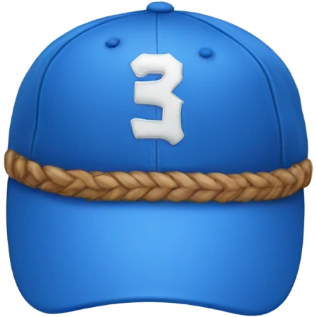 blue baseball cap emoji