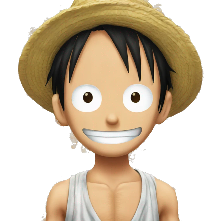 Luffy from one piece  emoji