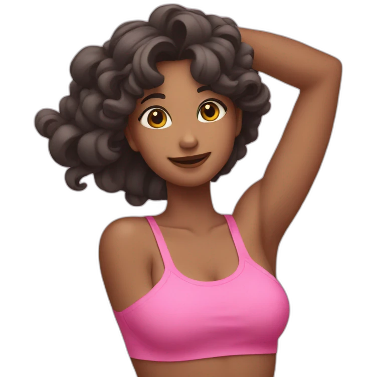 pink armpit emoji