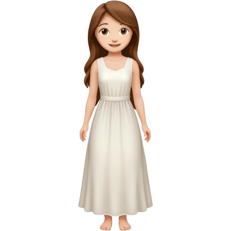 девушка красивая в полный рост стоит улыбается emoji